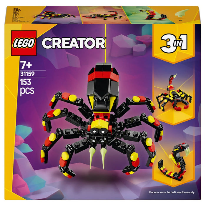 Lego 31159 Creator Wild Animals Surprising Spider (153 Pieces)-Construction-LEGO-Toycra