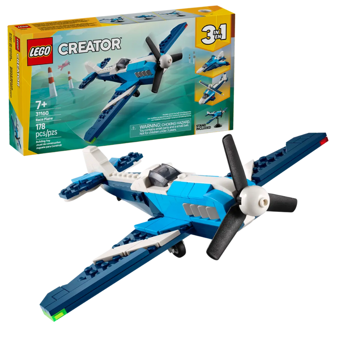 Lego 31160 Creator Aircraft Race Plane (178 Pieces)-Construction-LEGO-Toycra