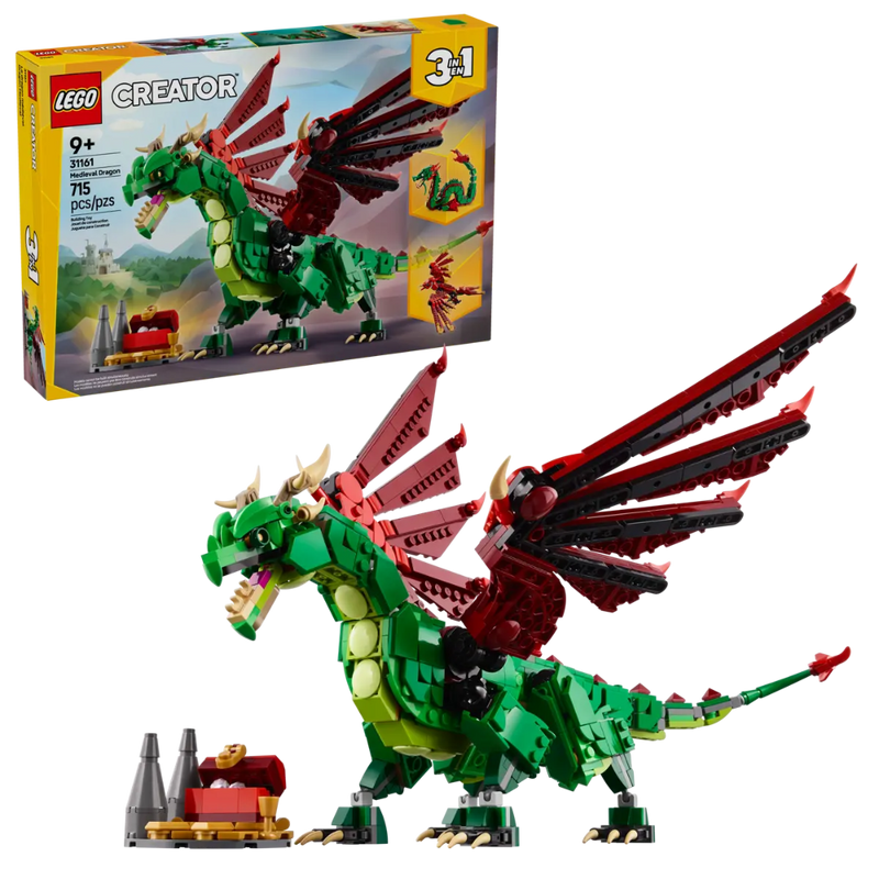 Lego 31161 Creator Medieval Dragon (715 Pieces)