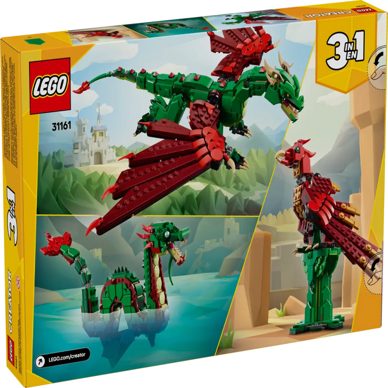 Lego 31161 Creator Medieval Dragon (715 Pieces)