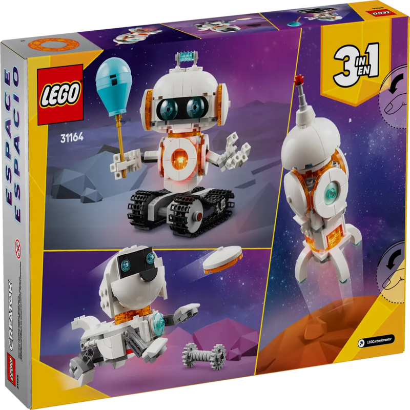 Lego 31164 Creator 3 In 1 Space Robot (281 Pieces)
