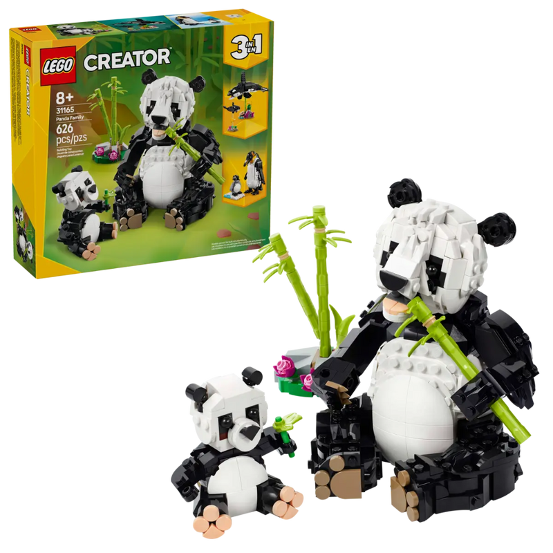 Lego 31165 Creator Wild Animals Panda Family (626 Pieces)