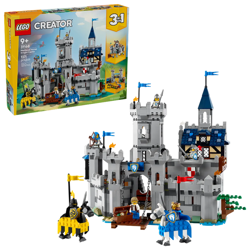 Lego 31168 Creator Medieval Horse Knight Castle (1371 Pieces)