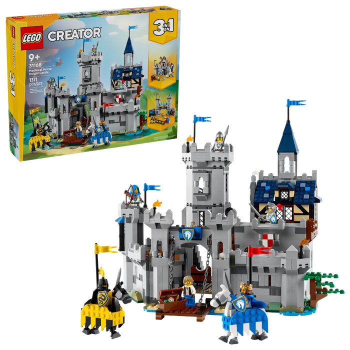 Lego 31168 Creator Medieval Horse Knight Castle (1371 Pieces)-Construction-LEGO-Toycra