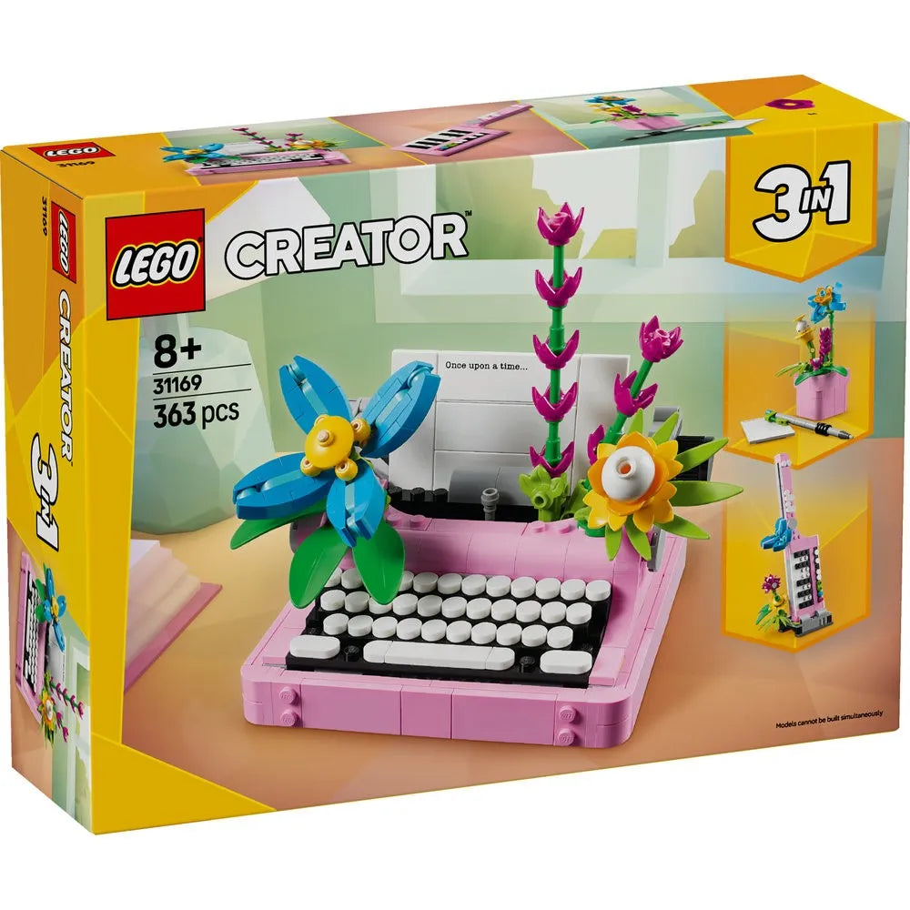 Lego 31169 Creator Typewriter With Flowers (363 Pieces)