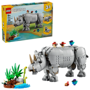Lego 31171 Creator Wild Animals: Majestic Rhino with Birds (780 Pieces)
