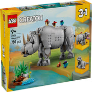 Lego 31171 Creator Wild Animals: Majestic Rhino with Birds (780 Pieces)
