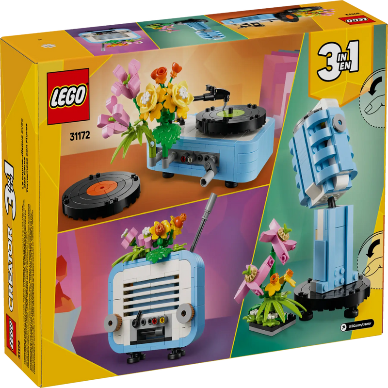 Lego 31172 Creator Record Player with Flowers (366 Pieces)