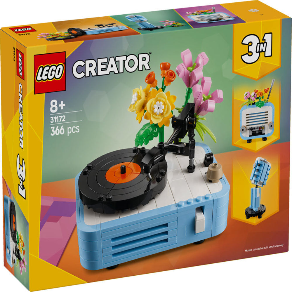 Lego 31172 Creator Record Player with Flowers (366 Pieces)