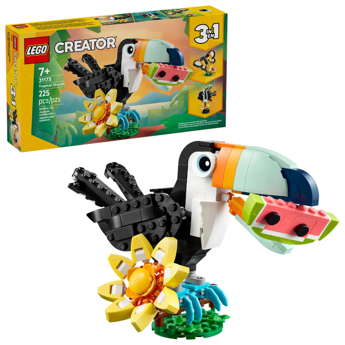 Lego 31173 Creator 3 In 1 Wild Animals : Tropical Toucan (225 Pieces)-Construction-LEGO-Toycra