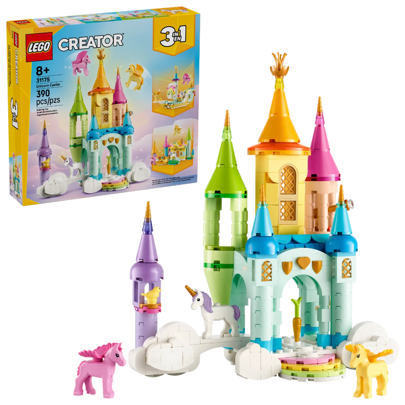 Lego 31175 Creator 3 In 1 Unicorn Castle (390 Pieces)