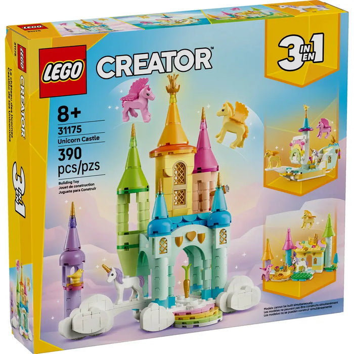 Lego 31175 Creator 3 In 1 Unicorn Castle (390 Pieces)-Construction-LEGO-Toycra