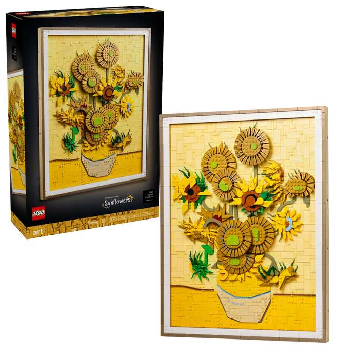 Lego 31215 Art Vincent Van Gogh – Sunflowers (2615 Pieces)-Construction-LEGO-Toycra