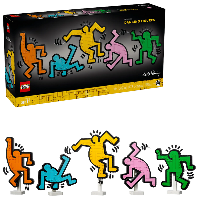 Lego 31216 Art Keith Haring – Dancing Figures (1773 Pieces)-Construction-LEGO-Toycra