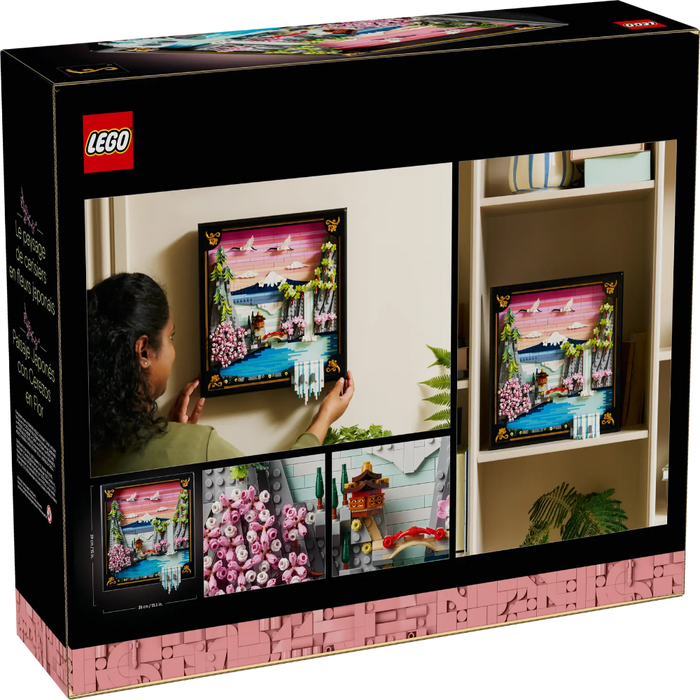 Lego 31218 Art Japanese Cherry Blossom Landscape (1892 Pieces)-Construction-LEGO-Toycra