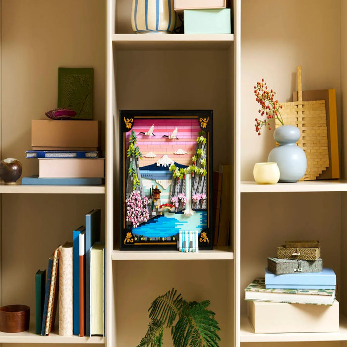 Lego 31218 Art Japanese Cherry Blossom Landscape (1892 Pieces)-Construction-LEGO-Toycra