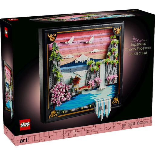 Lego 31218 Art Japanese Cherry Blossom Landscape (1892 Pieces)-Construction-LEGO-Toycra