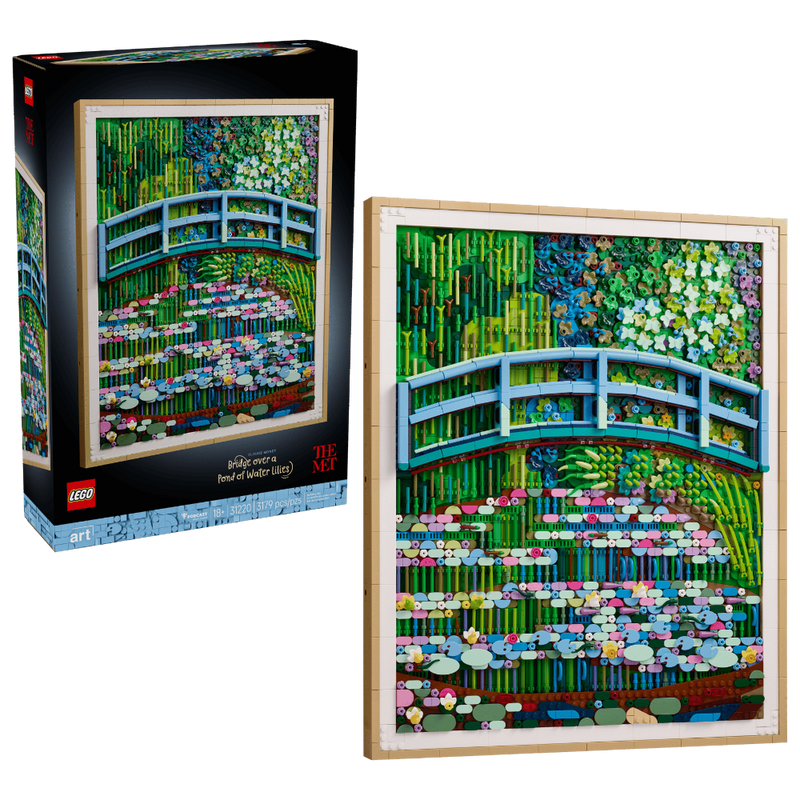 Lego 31220 Art Claude Monet – Bridge Over A Pond Of Water Lilies (3179 Pieces)