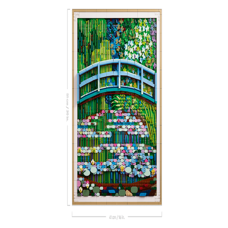 Lego 31220 Art Claude Monet – Bridge Over A Pond Of Water Lilies (3179 Pieces)