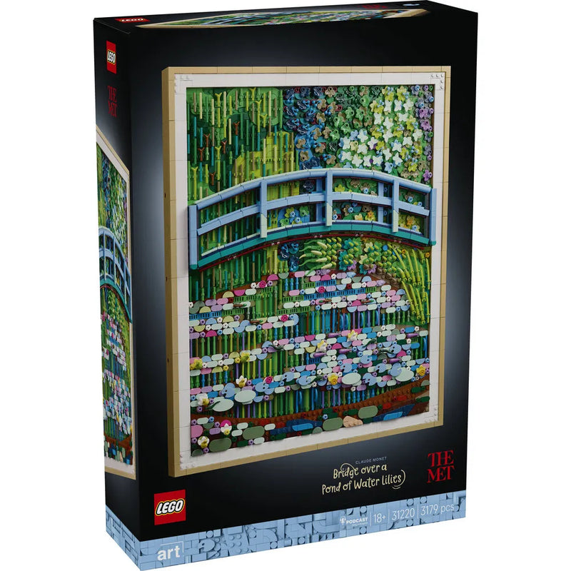 Lego 31220 Art Claude Monet – Bridge Over A Pond Of Water Lilies (3179 Pieces)