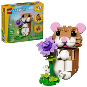 Lego 31376 Creator Cute Hamster With A Flower (166 Pieces)