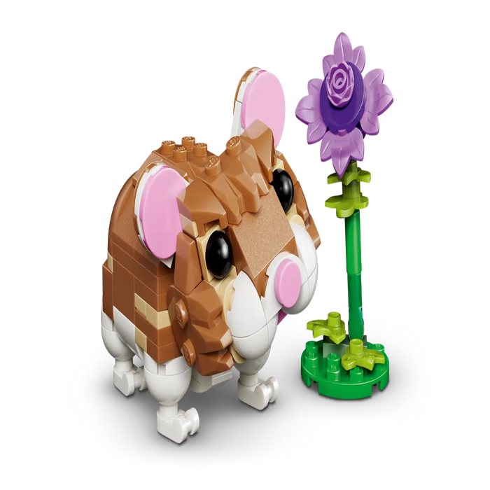 Lego 31376 Creator Cute Hamster With A Flower (166 Pieces)-Construction-LEGO-Toycra