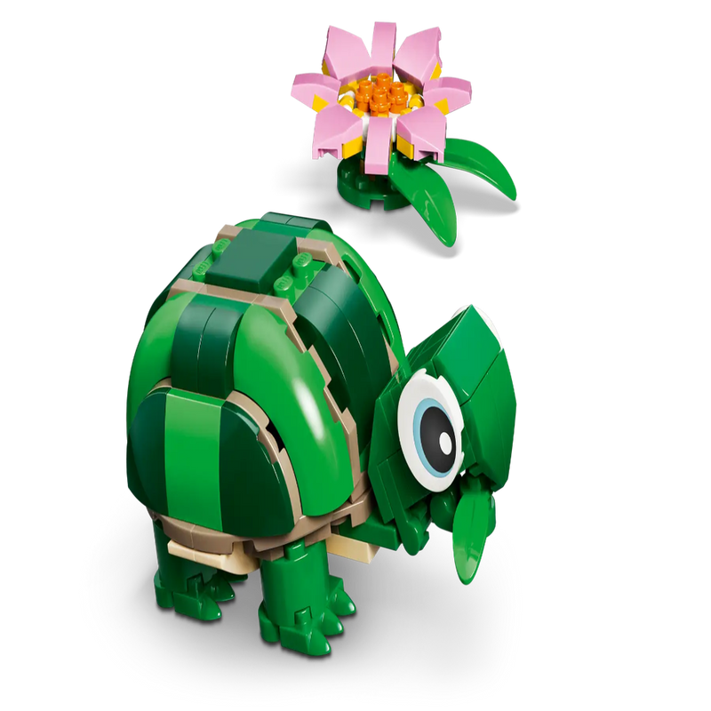 Lego 31377 Creator Turtle With A Water Lily Flower (124 Pieces)