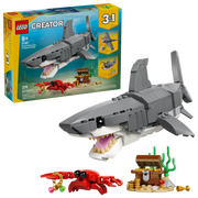 Lego 31381 Creator Fierce Shark with A Treasure Chest (379 Pieces)