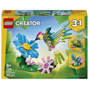 Lego 31384 Creator Wild Animals: Colorful Hummingbird (312 Pieces)