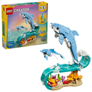 Lego 31385 Creator 3-in-1 Sea Animals: Beautiful Dolphins (542 Pieces)