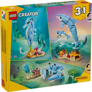 Lego 31385 Creator 3-in-1 Sea Animals: Beautiful Dolphins (542 Pieces)