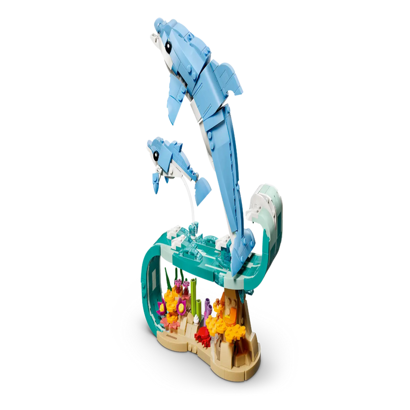 Lego 31385 Creator 3-in-1 Sea Animals: Beautiful Dolphins (542 Pieces)