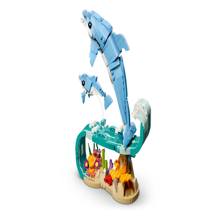 Lego 31385 Creator 3-in-1 Sea Animals: Beautiful Dolphins (542 Pieces)-Construction-LEGO-Toycra