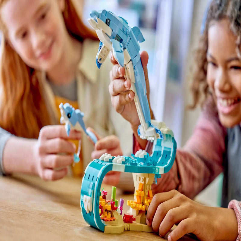 Lego 31385 Creator 3-in-1 Sea Animals: Beautiful Dolphins (542 Pieces)