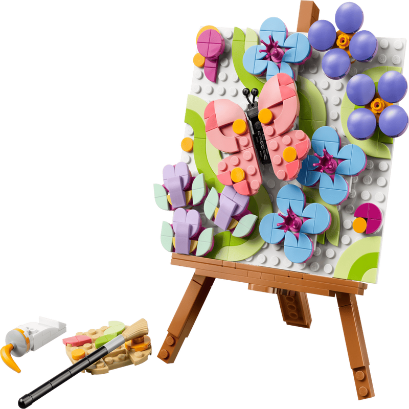 Lego 31390 Creator 3 In 1 Floral Art Decor Painting (348 Pieces)