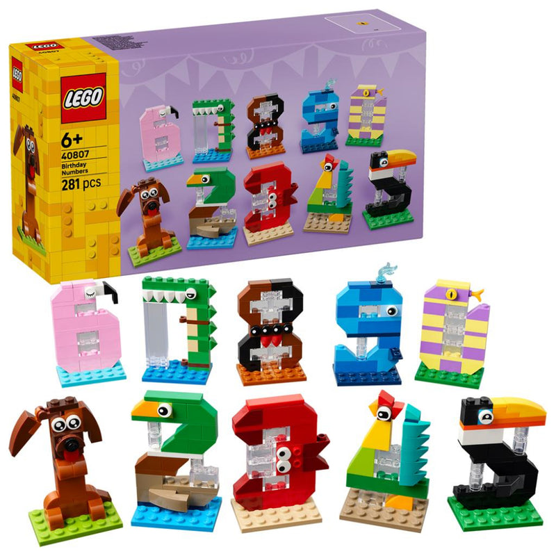 Lego 40807 Others Birthday Numbers (281 Pieces)