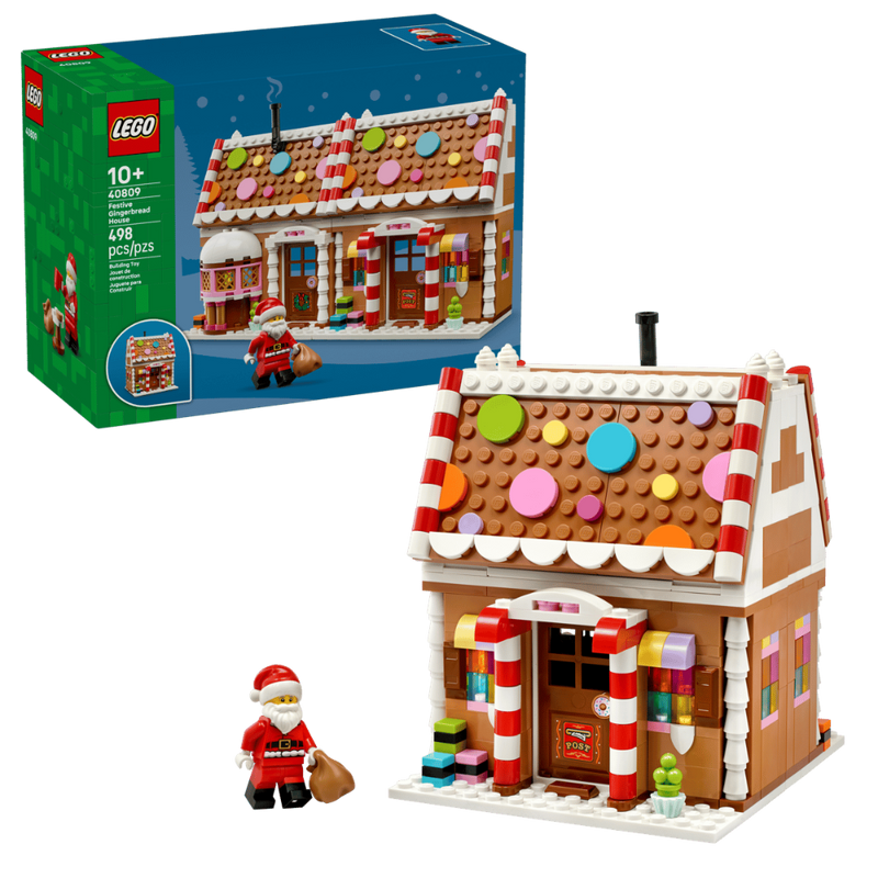 Lego 40809 Festive Gingerbread House (498 Pcs)