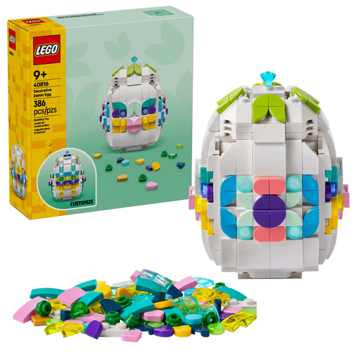 Lego 40816 Seasons And Occasions Decorative Easter Egg (386 Pieces)-Construction-LEGO-Toycra