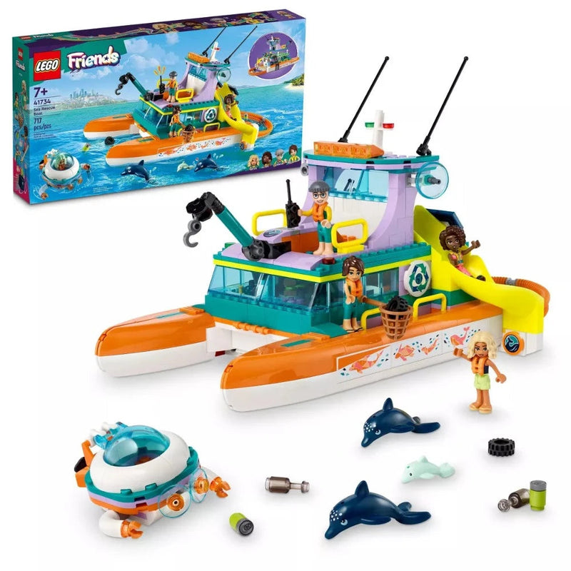 Lego 41734 Friends Sea Rescue Boat ( 717 Pieces)