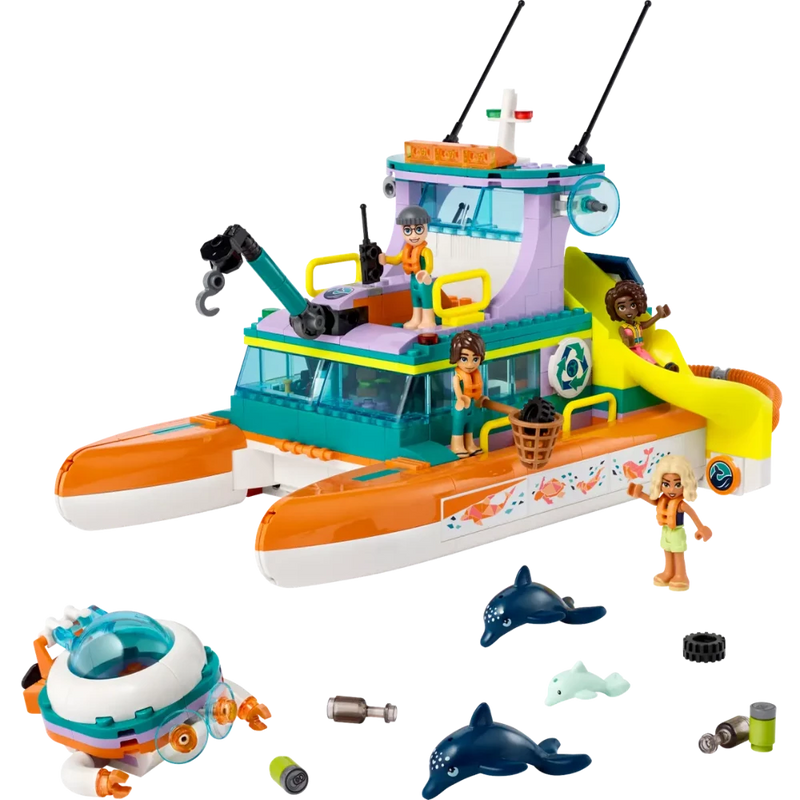 Lego 41734 Friends Sea Rescue Boat ( 717 Pieces)