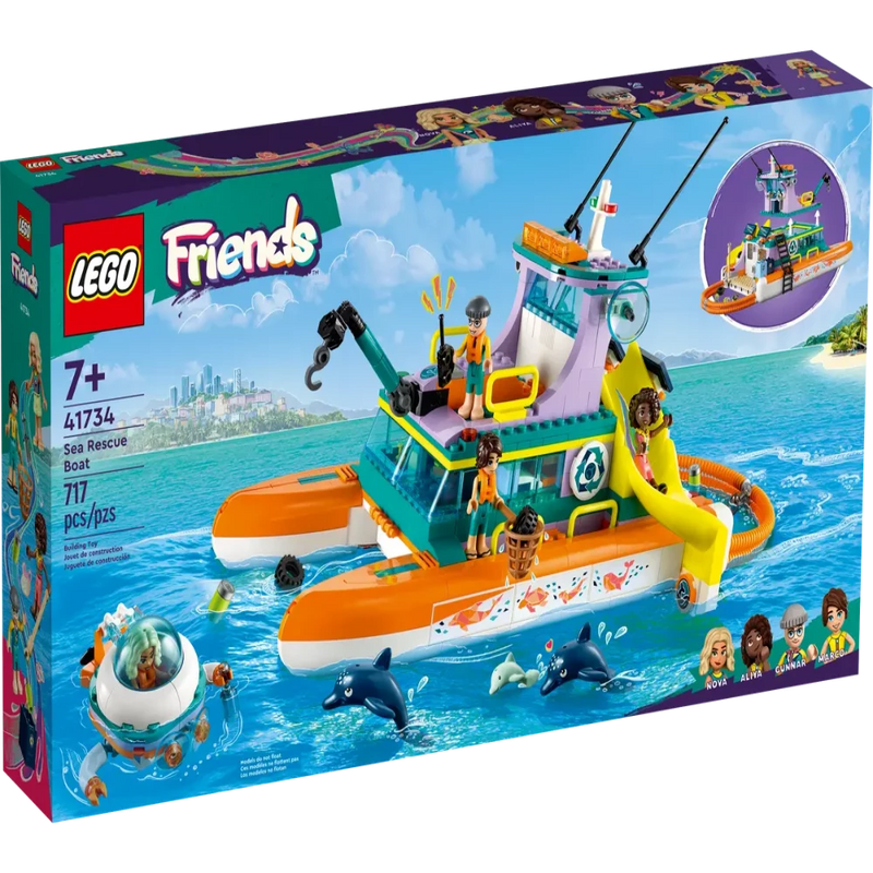 Lego 41734 Friends Sea Rescue Boat ( 717 Pieces)