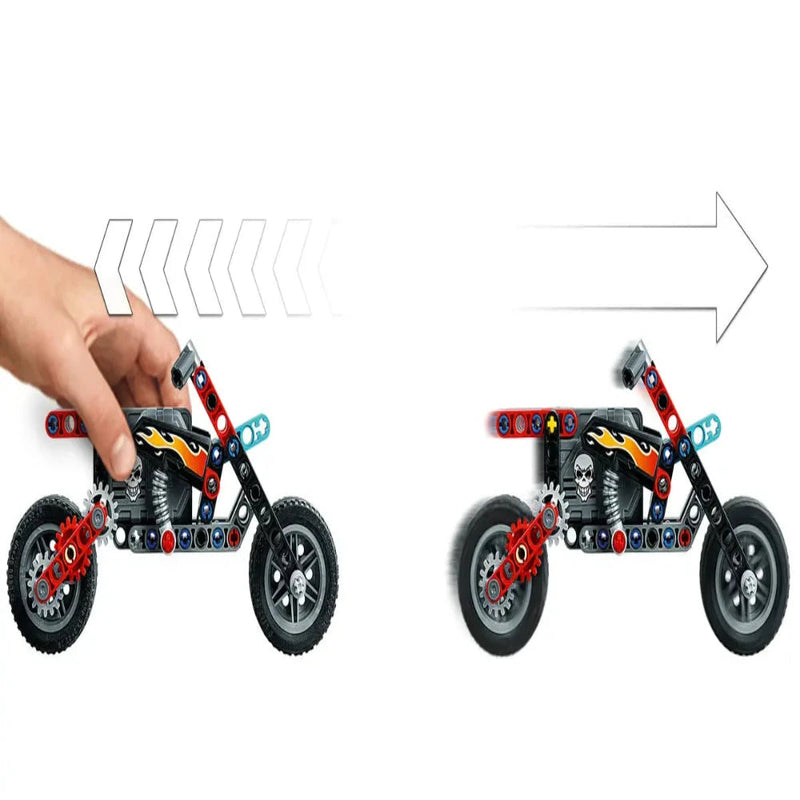 Lego 42106 Technic Stunt Show Truck & Bike (610 Pieces)