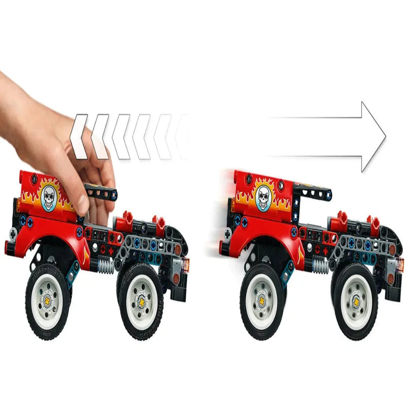 Lego 42106 Technic Stunt Show Truck & Bike (610 Pieces)
