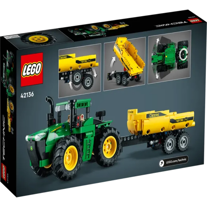 Lego 42136 Technic John Deere 9620R 4WD Tractor - 390 Pieces-Construction-LEGO-Toycra