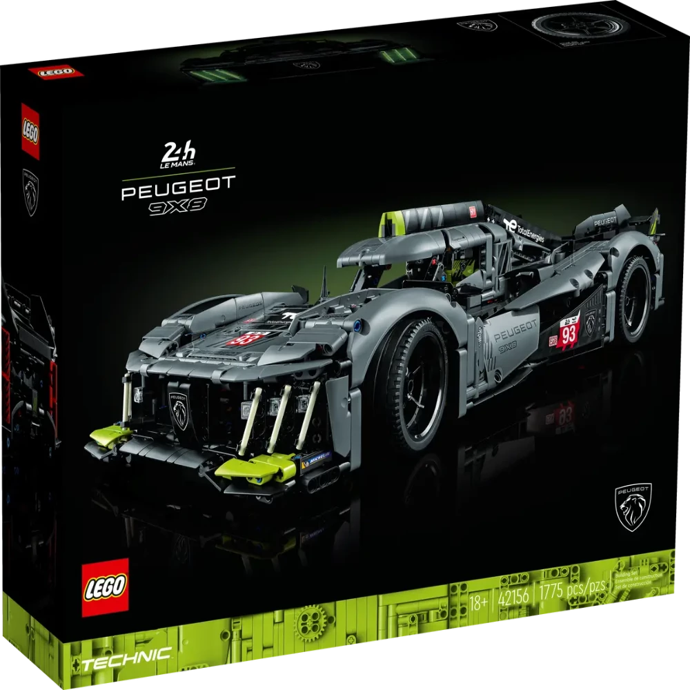 Lego 42156 Technic Peugeot 9X8 24H Le Mans Hybrid Hypercar