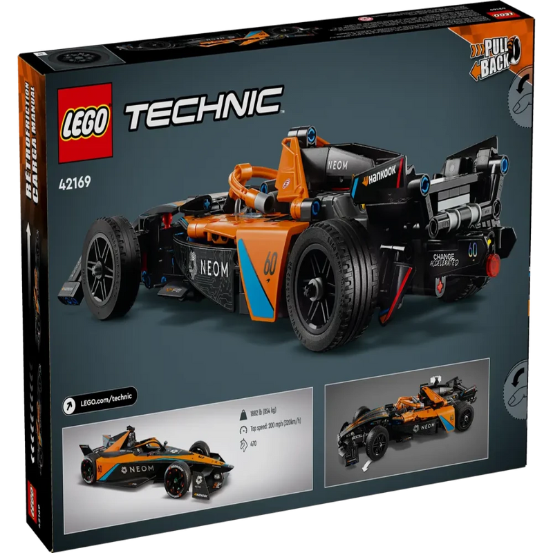 Lego 42169 Technic Neom McLaren Formula E Race Car (452 Pieces)