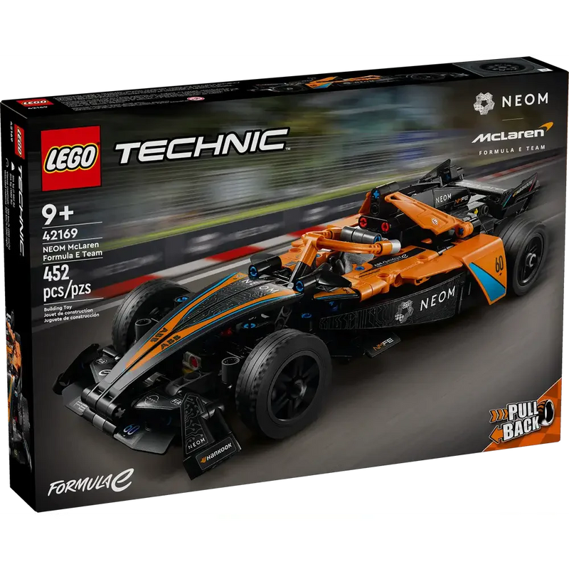 Lego 42169 Technic Neom McLaren Formula E Race Car (452 Pieces)