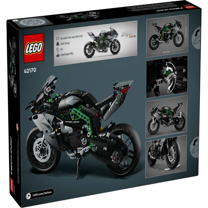 Lego 42170 Technic Kawasaki Ninja H2R Motorcycle (643 Pieces) — Toycra