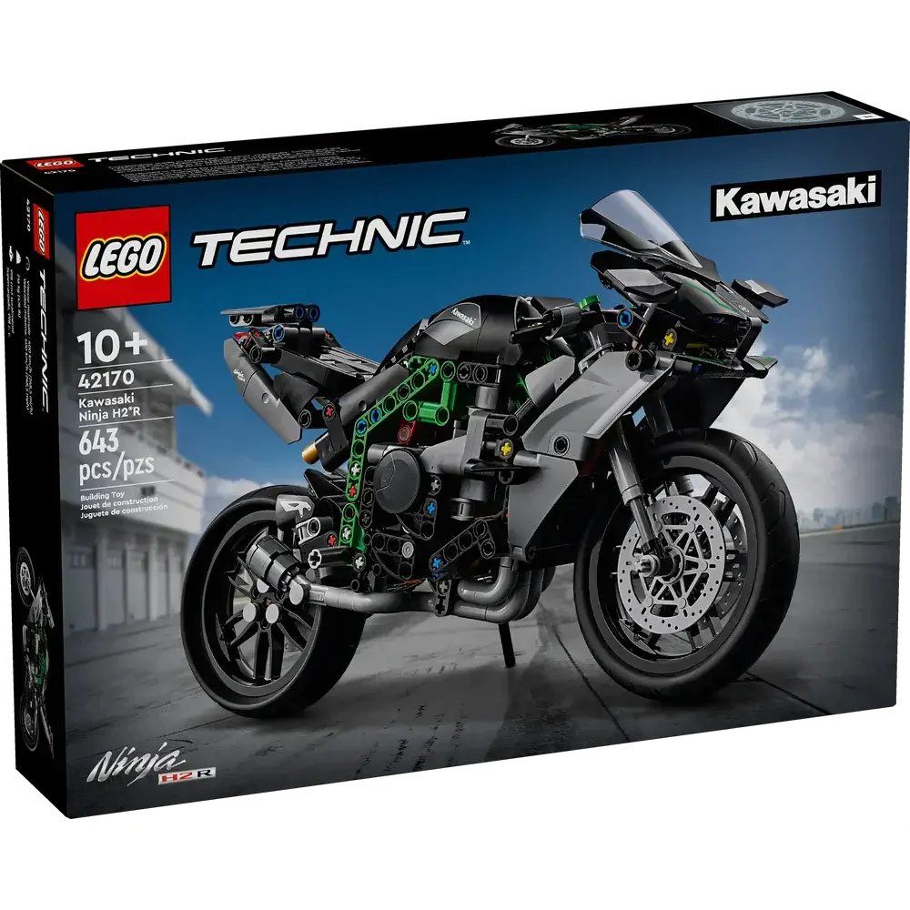 Lego 42170 Technic Kawasaki Ninja H2R Motorcycle (643 Pieces)