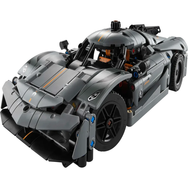 Lego 42173 Technic Koenigsegg Jesko Absolut Grey Hypercar (801 Pieces)